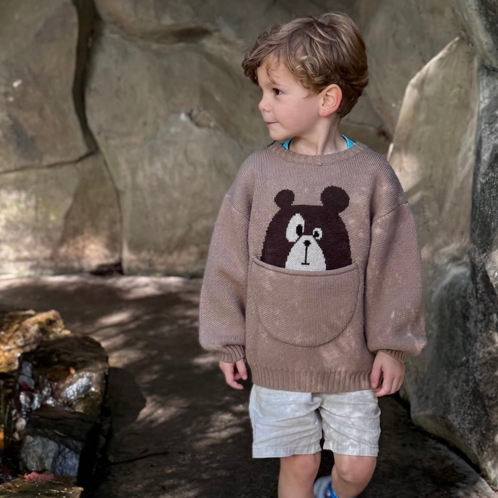! Unisex Dieren Wintertrui – Warme Gebreide Kindertrui