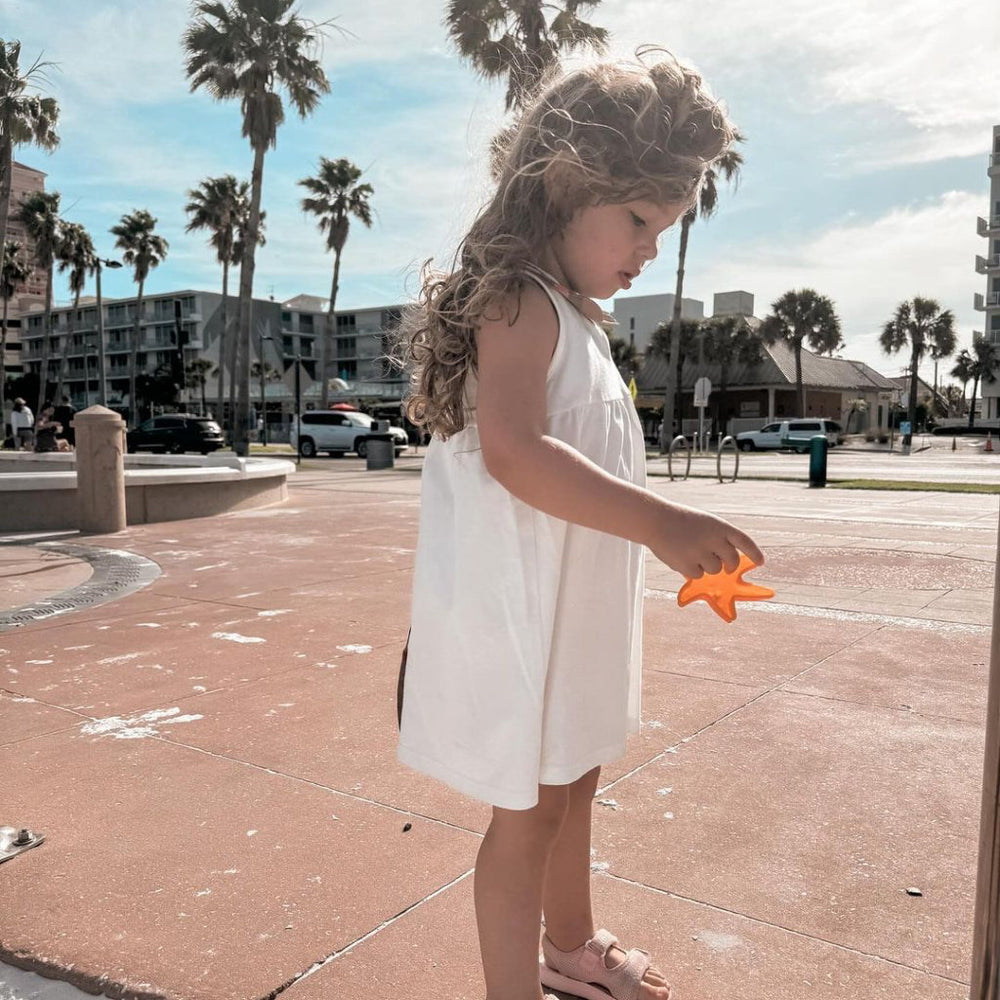 36 White Organic Cotton Cecilia Dress